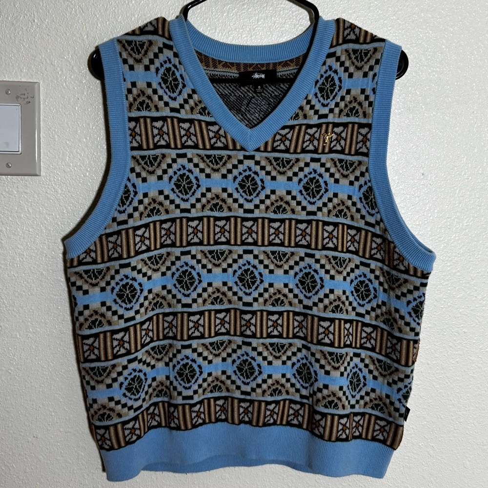 STUSSY sweater vest